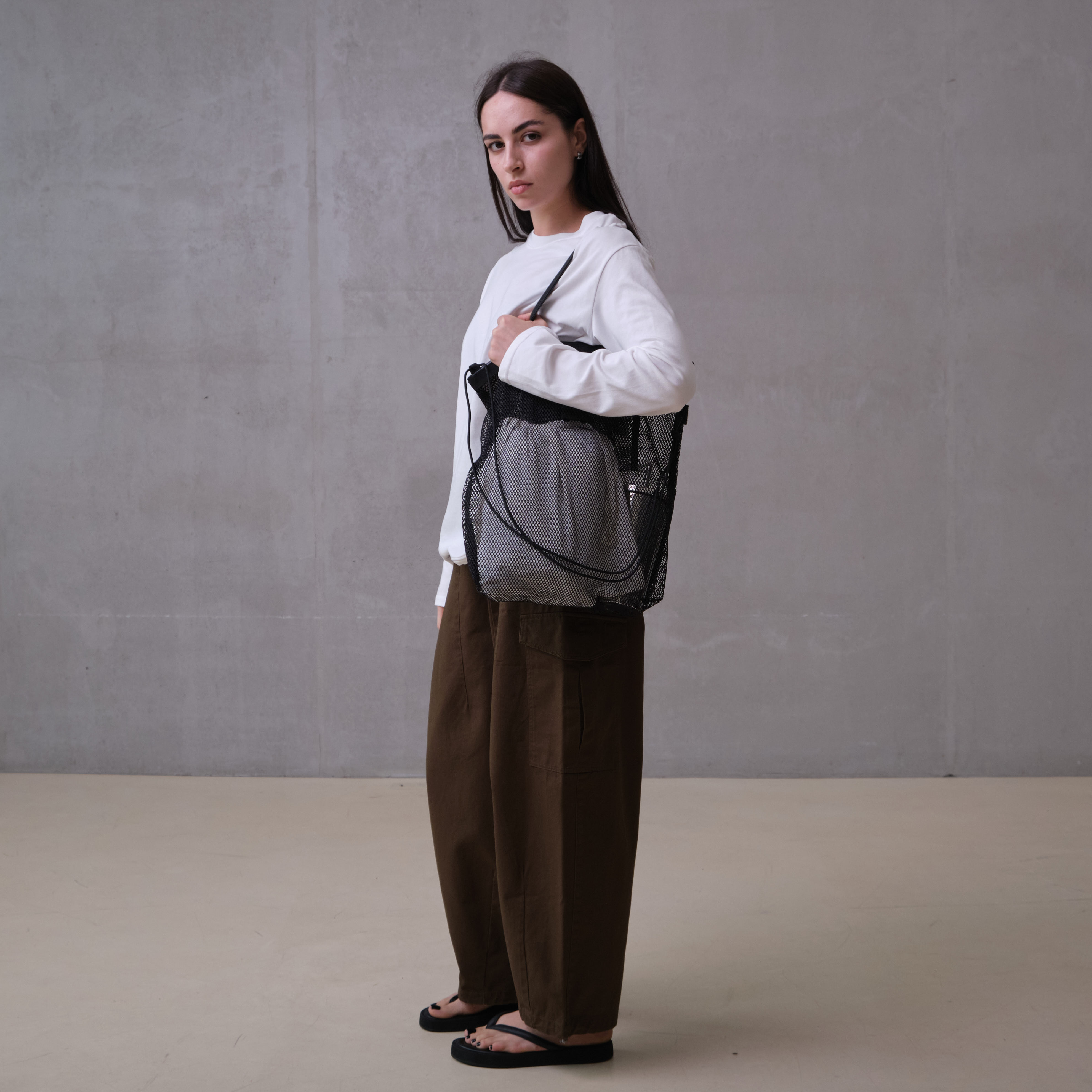 картинка Сумка Shopper Mesh Line Black от магазина Good local