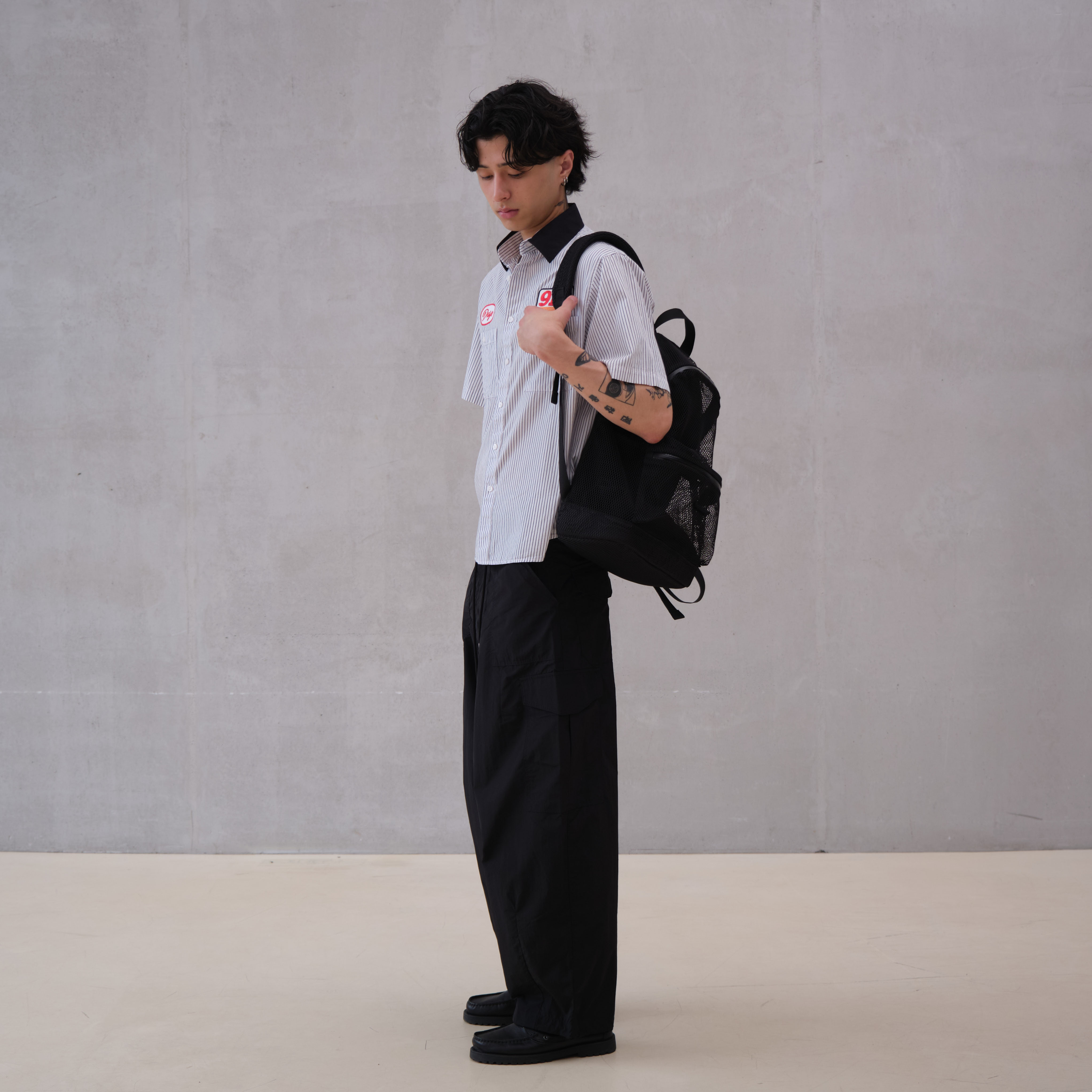 картинка Рюкзак Daypack Mesh Line Black от магазина Good local