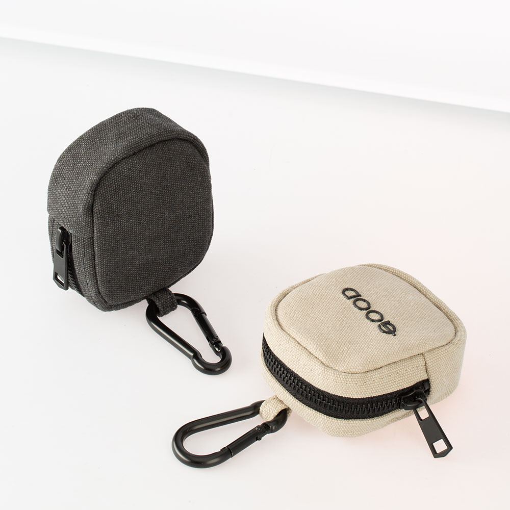 картинка Coin Case Canvas Line Dark Gray от магазина Good local