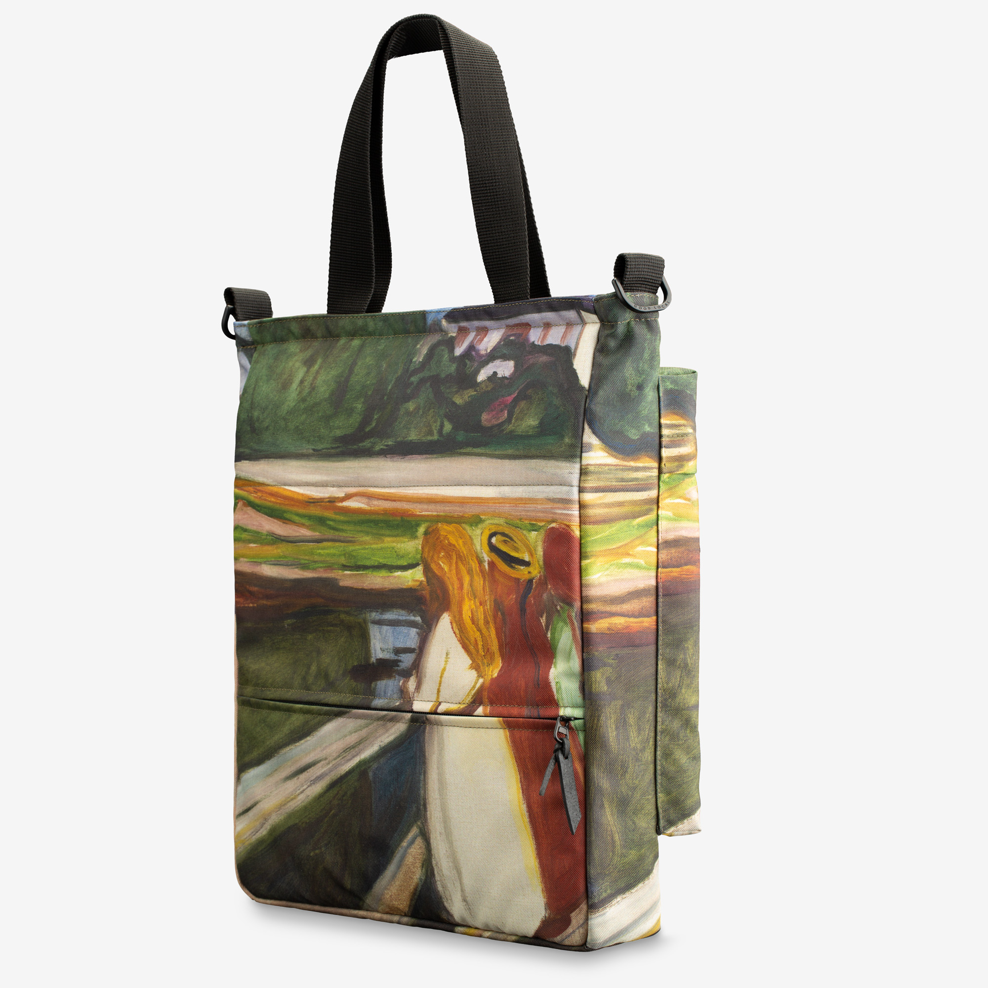 картинка Shopper Девушки на мосту (Эдвард Мунк) от магазина Good local