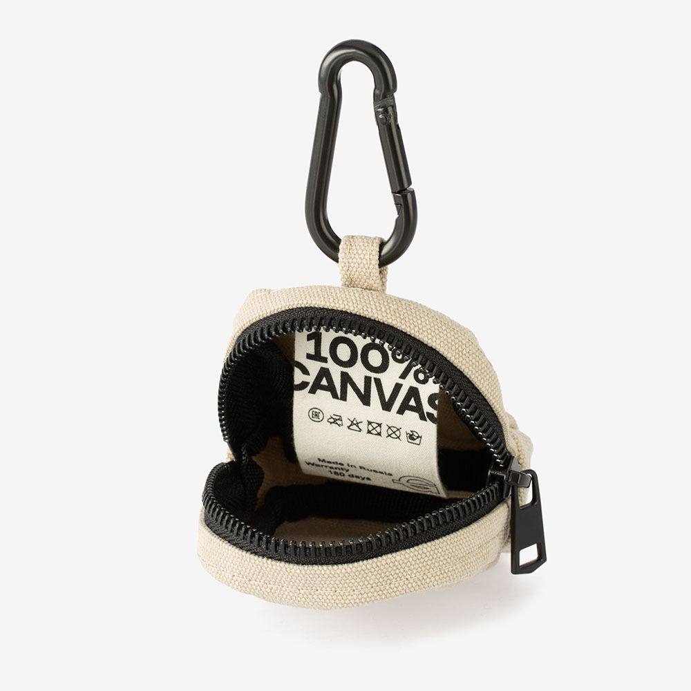 картинка Coin Case Canvas Line Beige от магазина Good local